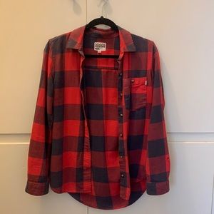 Vans plaid button up